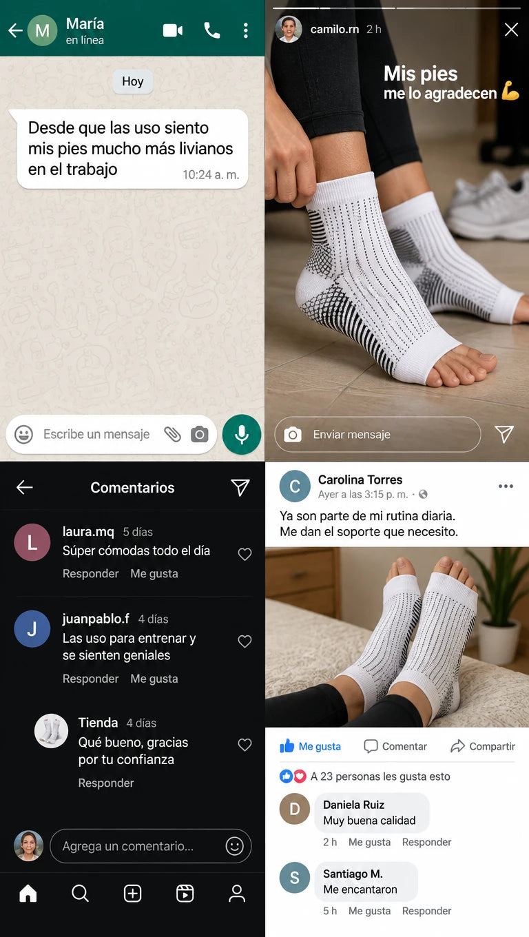 Medias Tobilleras de Compresión