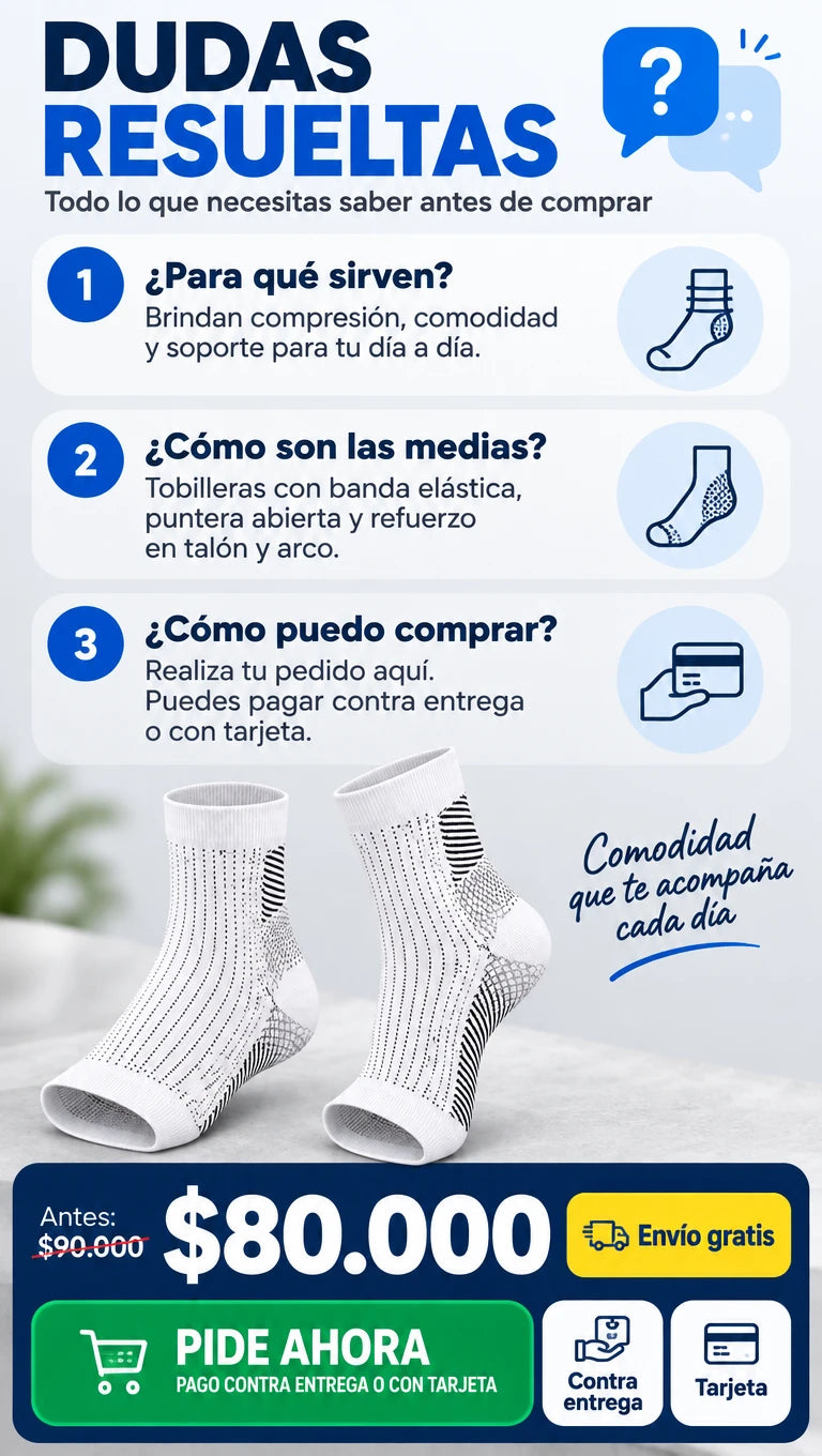 Medias Tobilleras de Compresión